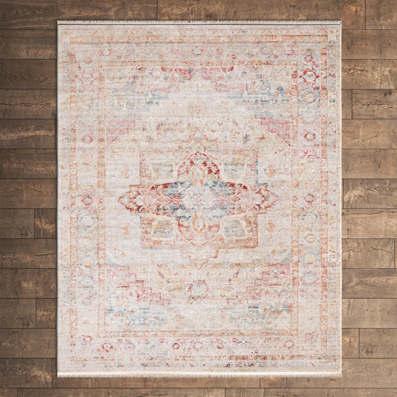 Tapis à motif oriental multicolore Glass, Rectangle 8 pi x 10 pi