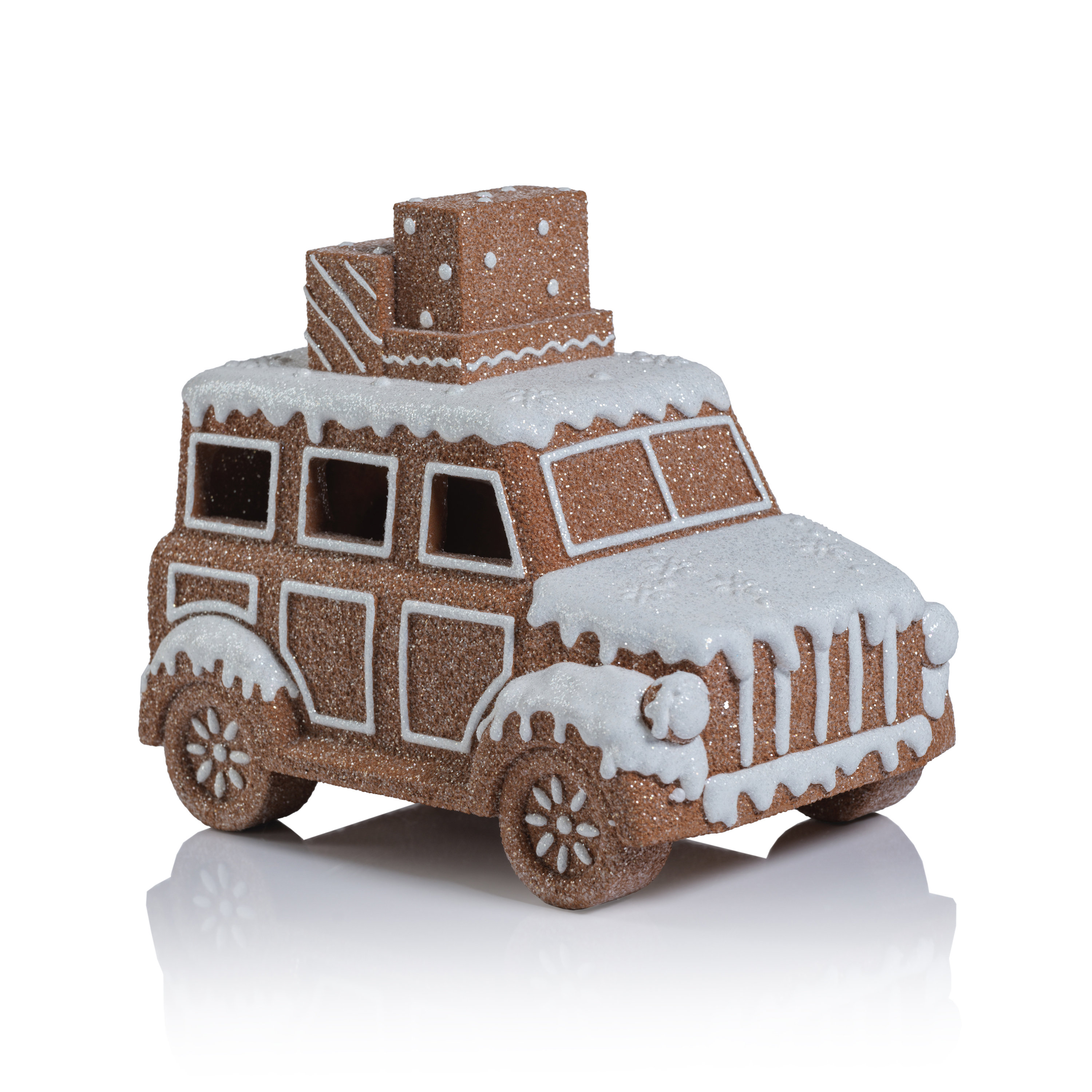 The Holiday Aisle® LED Holiday Gingerbread Car & Reviews | Wayfair