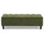 Banc avec rangement Boucle, pieds en bois d'hévéa, support de 300 lb, charnières douces pour un accès facile, conception capitonnée à boutons, différentes pièces convenables, housse et rangement de 50,63 po x l 17,39 po de hauteur.