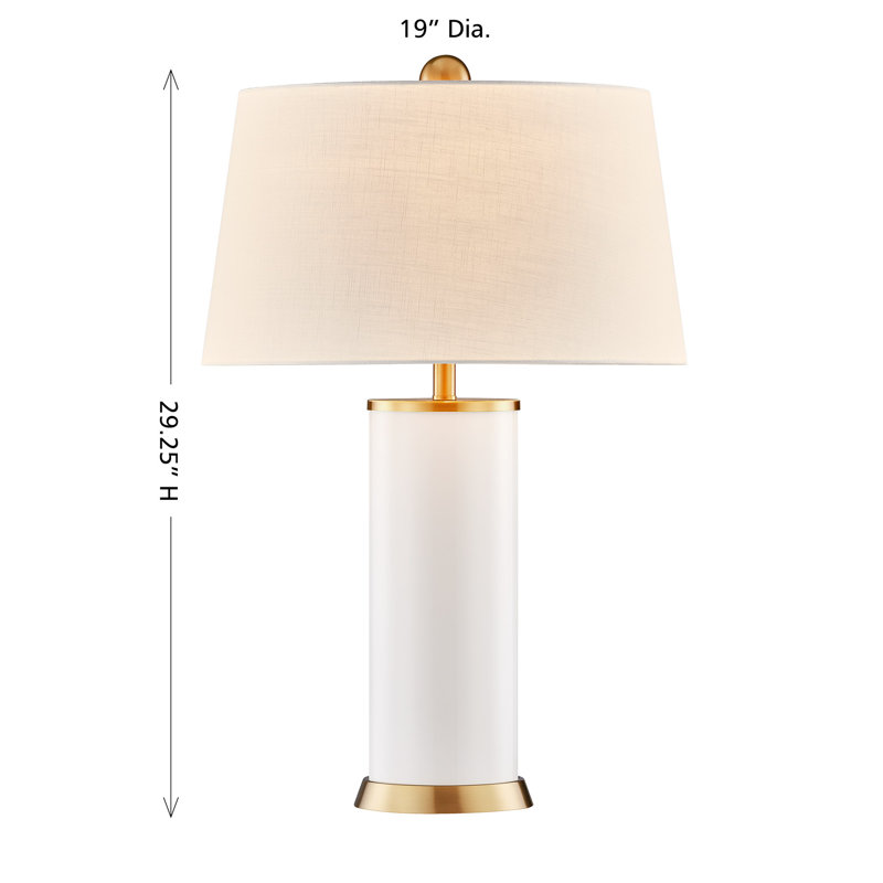 Lampe de table 1 lumière Melissa, Blanc