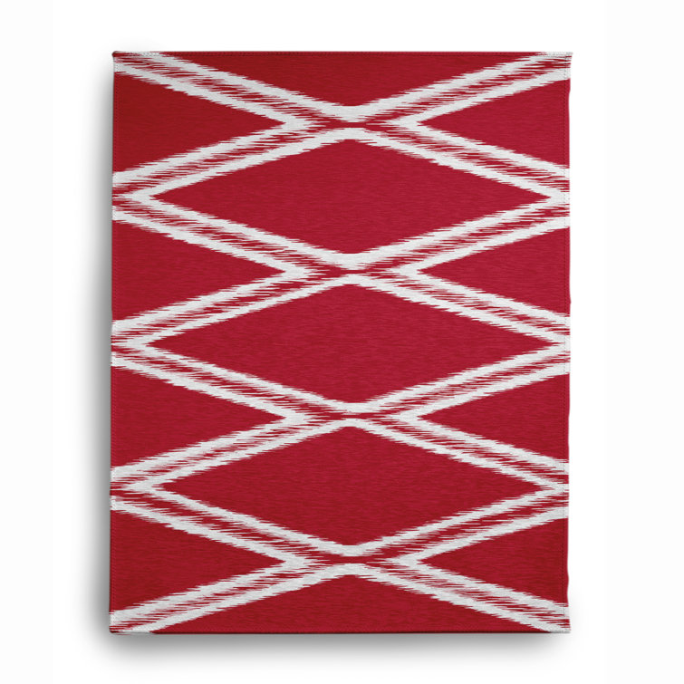 Chenille Geometric Indoor Rug