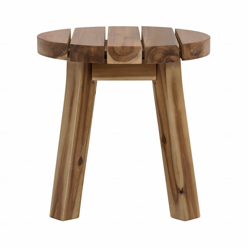Round Side Table, Solid Wooden