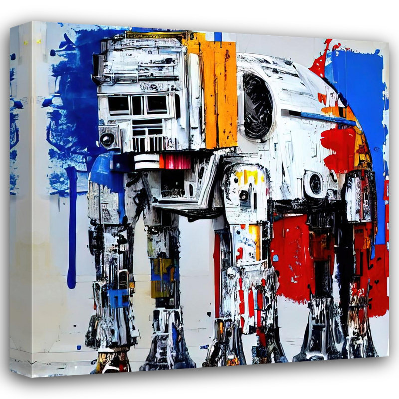 «Atat One» par Stephen Chambers, impression sur toile tendue, L 15 po x H 15 po