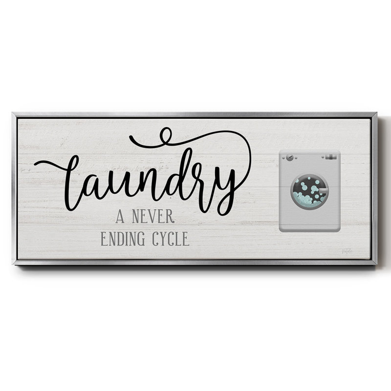 «Never Ending Laundry», toile encadrée, H 24 po x l 60 po