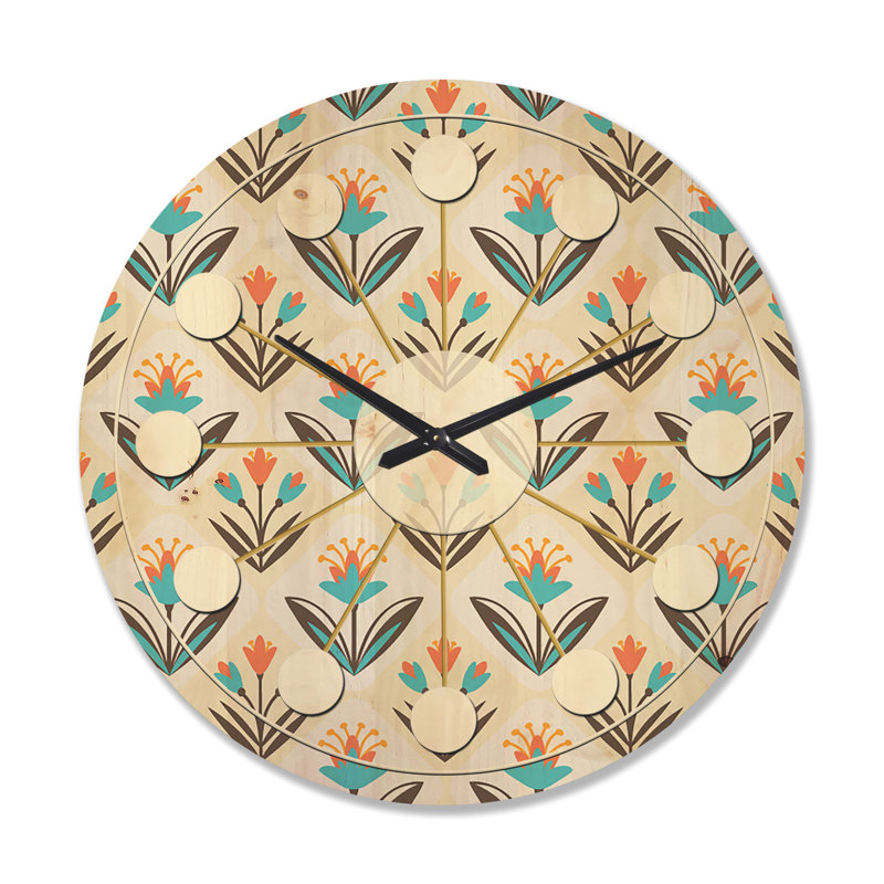 Motif avec horloge murale, Grand