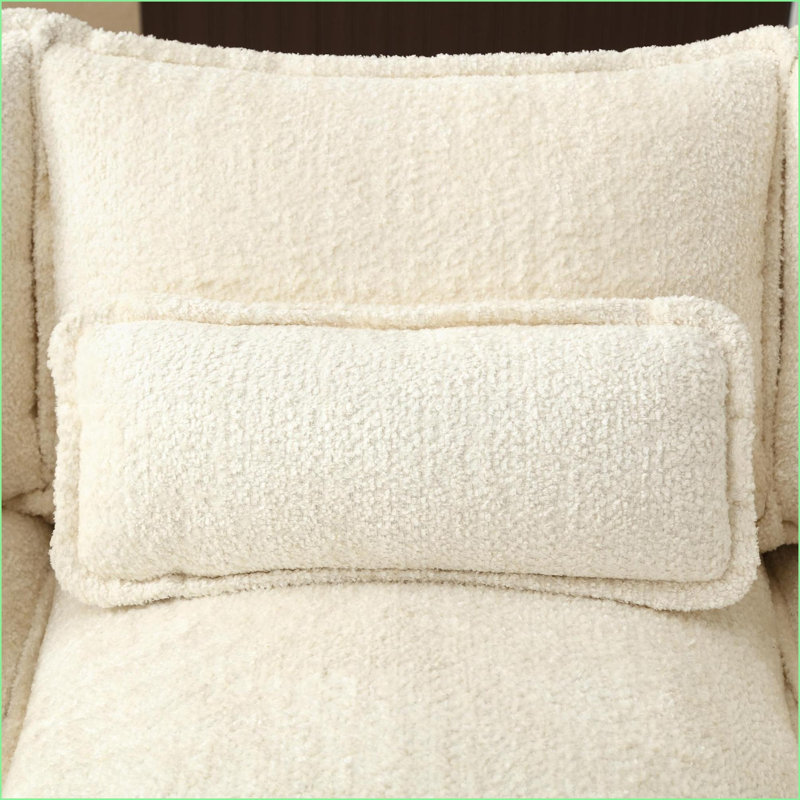 Canapé modulaire, grand Boucle en chenille moderne en U pour le salon | Beige | Boucle, Beige