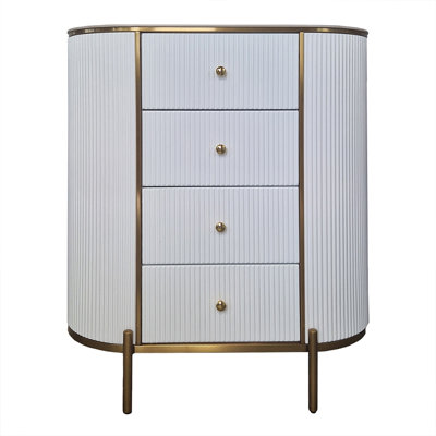 80 cm W Chest of 4 Drawers