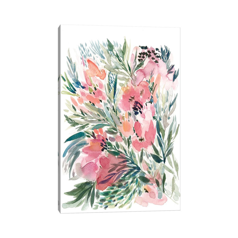 Floral Bouquet IV by Albina Bratcheva - Wrapped Canvas Print, 20.32 cm H x 30.48 cm W