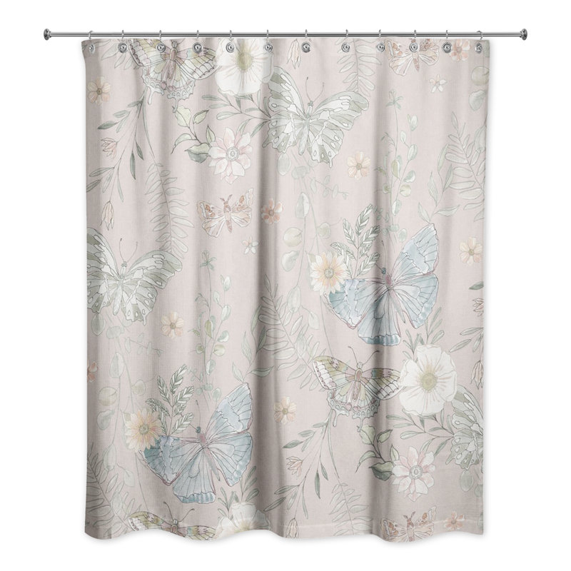 Rideau de douche simple Tavarozzi, Rougir