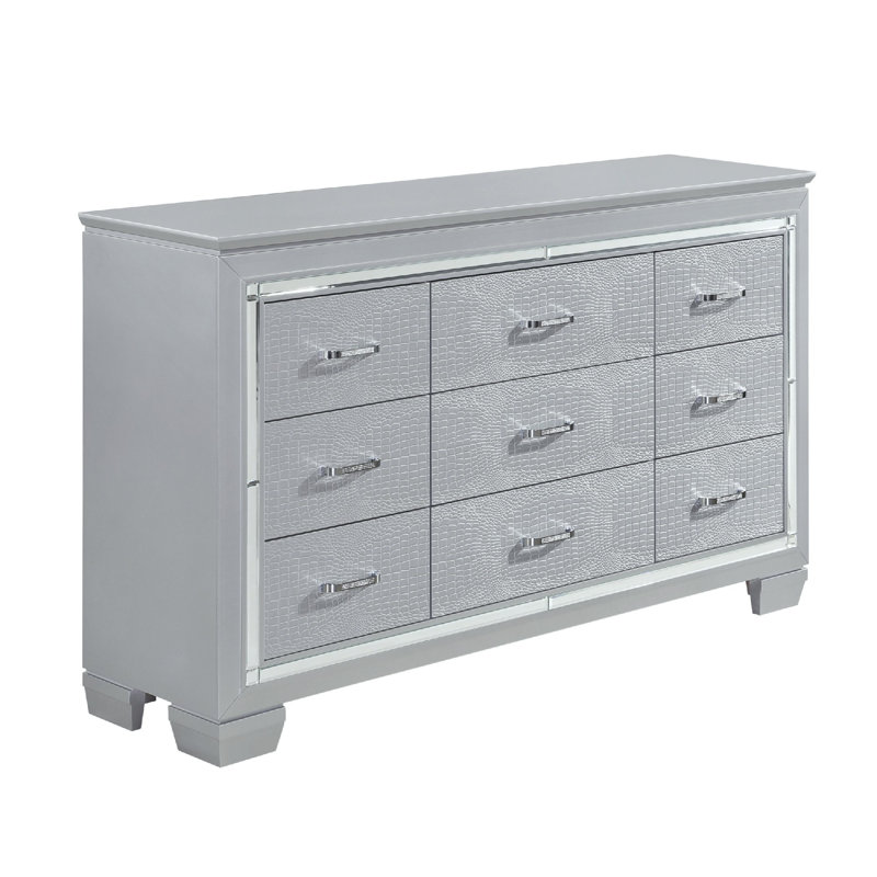 Commode standard 9 tiroirs en bois Swanage