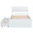 Modern Bed Frame With 2 Drawers For  High Gloss Headboard And Footboard With-1530691731