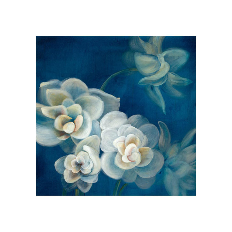 Evening Winter Rose - impression, Extérieur, H 50 po x l 50 po x P 1,5 po