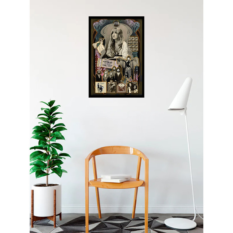 Stevie Nicks FM, collage sur affiche, impression sur papier