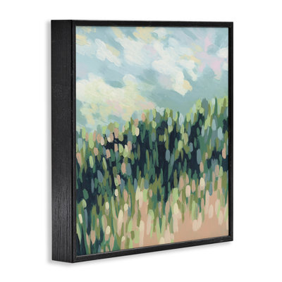 Abstract Rural Plants Framed Giclee Art by June Erica Vess