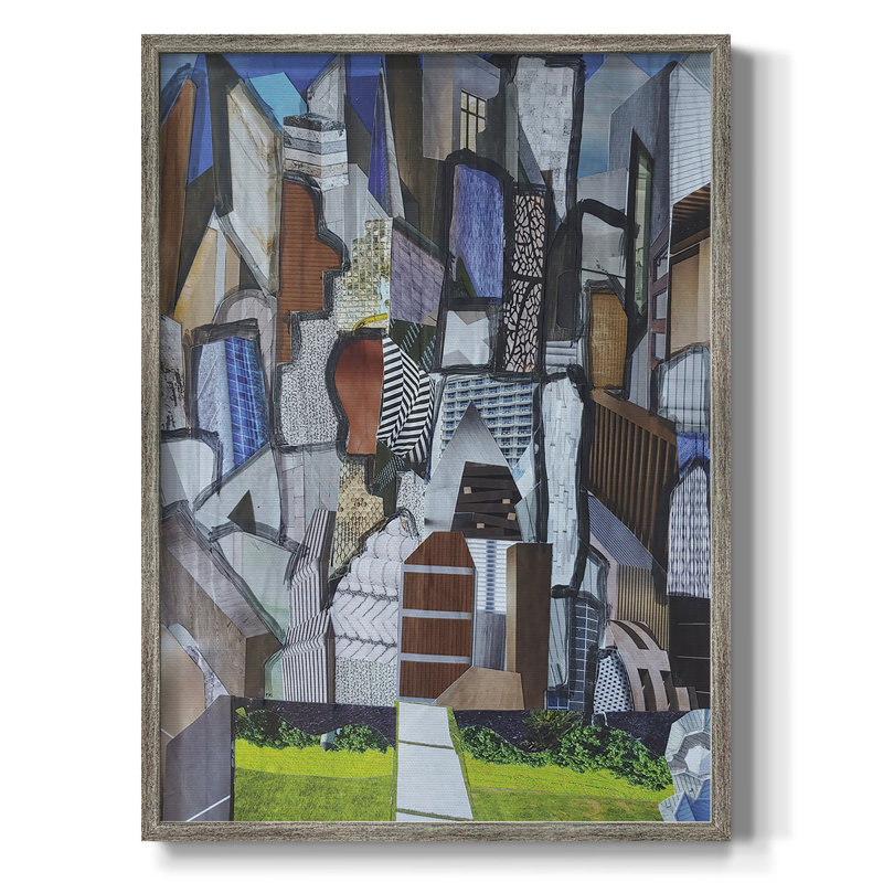 «Chicago Grant Park», reproduction encadrée - bois massif, H 11 po x l 9 po
