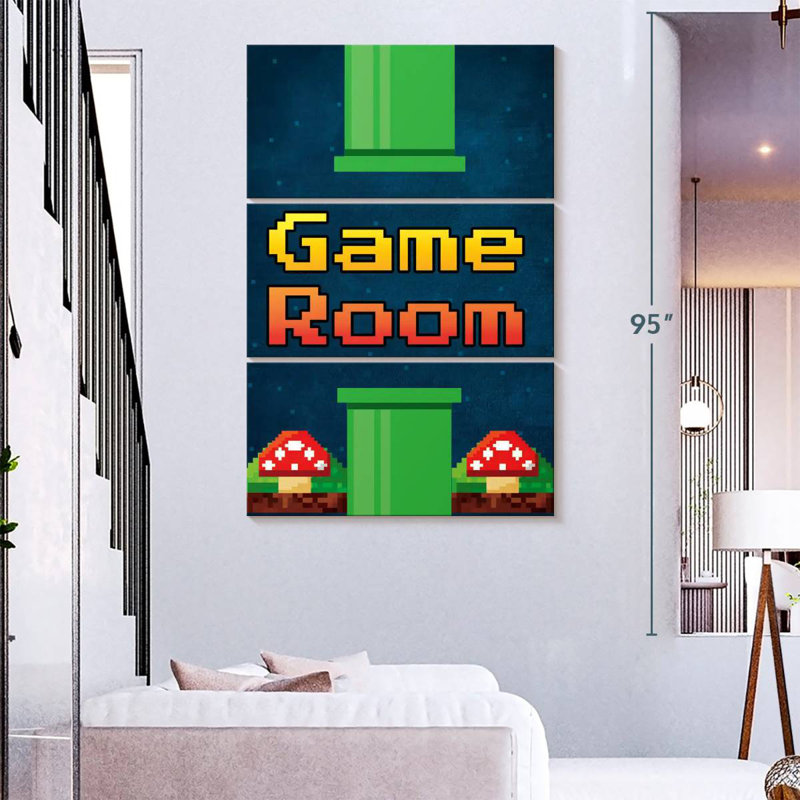 Keiraleigh Game Room Pipes, 74" H x 48" W