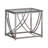 Aliaksej Glass Top End Table