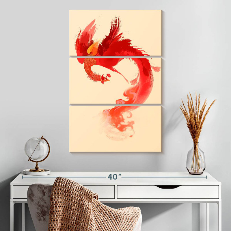 Kelan Phoenix Bird, H 32 po x l 20 po