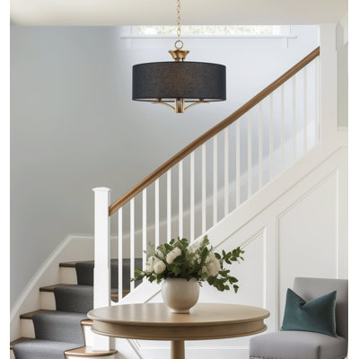 Haleemah 3 - Light Dimmable Drum Chandelier