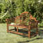Indianapolis Solid Wood Bench