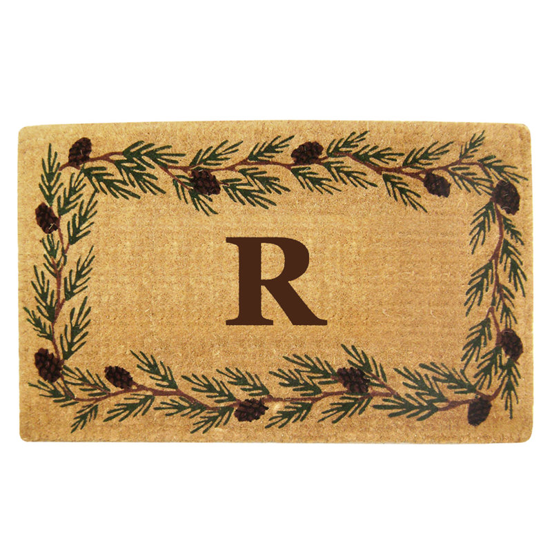 Tapis de porte antidérapant pour l'extérieur, L 22 po x L 36 po, R