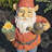 20.5" Tall Spring Gnome Garden Statue with Flower Pot and Watering Can