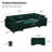 Buckleton 116.6'' Modular Upholstered Sectional Sofa Bed Tufted Cushion Velvet Storage Couch Sleeper-1701808654
