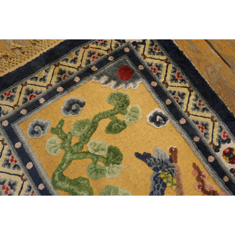 Hand Knotted Silk Area Rug