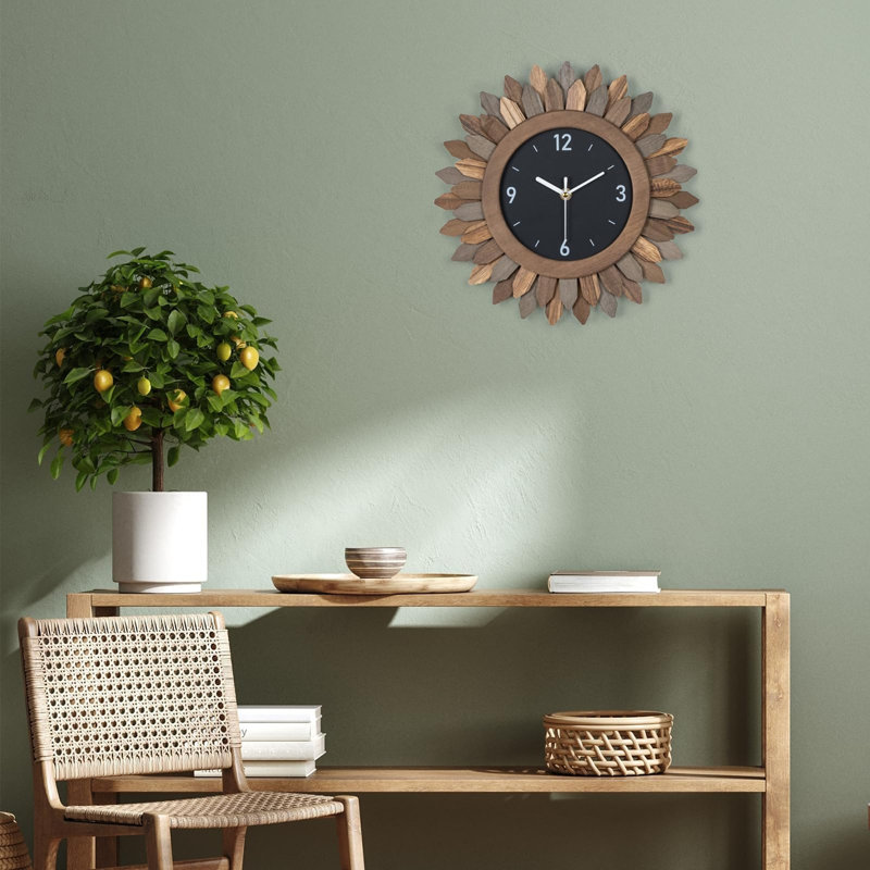 Horloge murale rustique, Tricolor