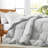  Soft All-Season Down Feather Fiber Comforter - Cozy, Fluffy Duvet Insert with Corner Tabs for Secure Fit-235738314-164652641