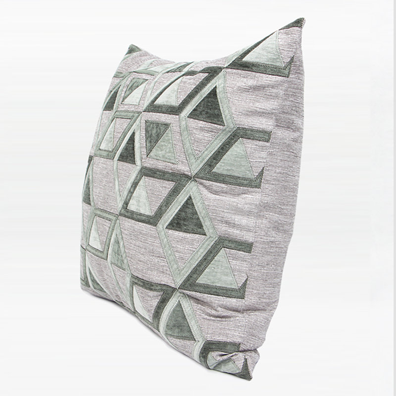 Maximillian Geometric Square Throw Pillow Cover