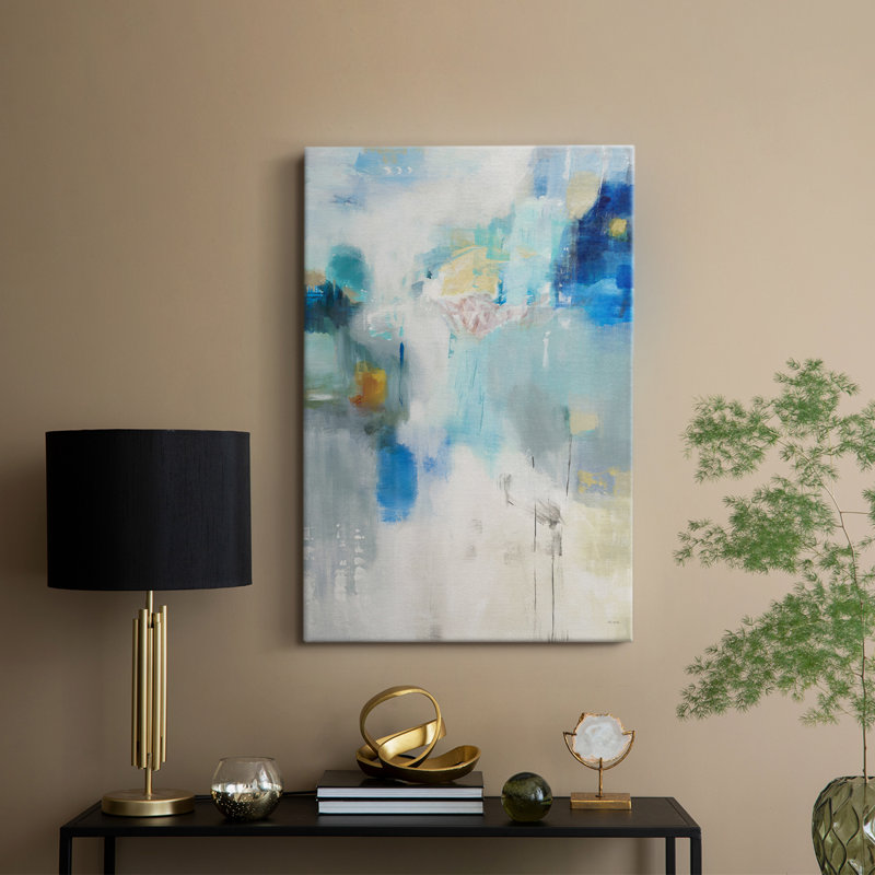 Celeste Motion I -Custom Wrapped Gallery Cavas, 18" H x 12" W