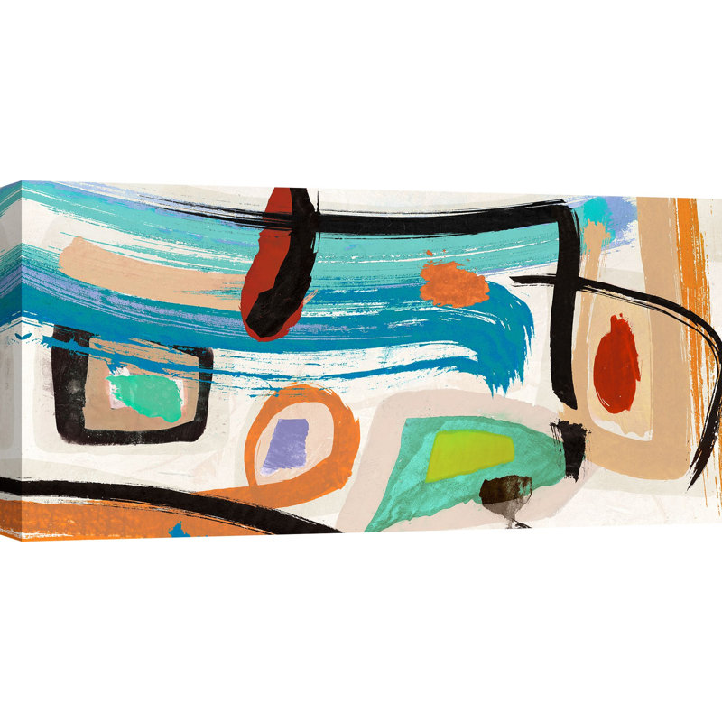 Aventure by Teo Vals Perelli - Wrapped Canvas Painting, 60cm H x 120cm W x 4cm D