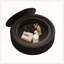 31.5" Fluted Round Storage Coffee Table-129506251