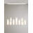 10 - Light White LED Cluster Pendant-66455185-66455184