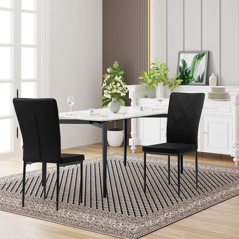 Bronwen Parsons Chair, Black Velvet