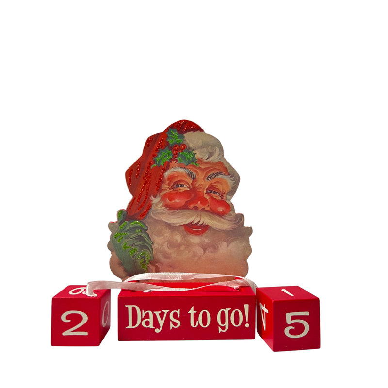 Block Countdown - Santa