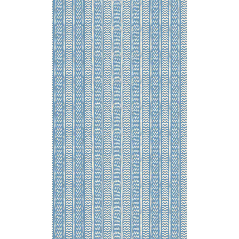 Tweak Striped Non-Woven Wallpaper Roll, Blue