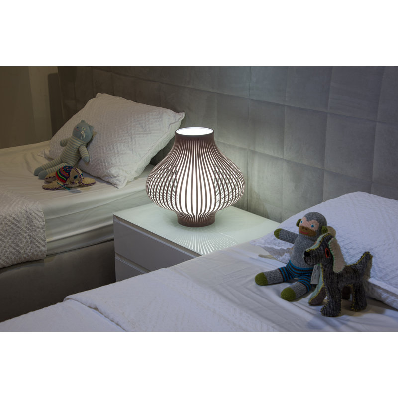 Blossom Table Lamp, Ash, 14" H x 16" W x 16" D