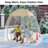 Patio Gazebo Winter Pop Up Bubble Tent - Instant Igloo Tent,Weatherproof Shelter, Cold-Resistant, Spacious for Adults, 360Â° Transparent PVC Windows, Foldable for Camping, Parties, Outdoor-112913048