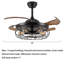 Ventilateur de plafond 42 po Jailin-88410693
