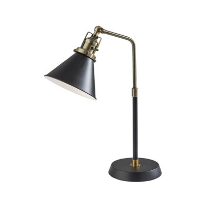 Lampe de bureau noire 19,5 po Lasky