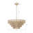 20" Modern 4-Layer Woven Hemp Rope Chandelier