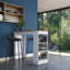 Table de cuisine avec 3 tablettes