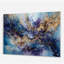 Encre liquide captivante or mauve I - art abstrait acrylique marbré-101521951