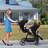 Double Tandem Stroller for Infant & Toddler - Collapsible Twin Pushchair with Reversible Seat - Multi-Position Backrest & Canopy, 5-Point Harness, Large Storage Basket, Lightweight Pram - Black-126622500