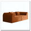 Canapé-lit compressé en mousse à mémoire de forme avec coussin rectangulaire 2 places-1592640316