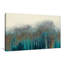 Teal Woods - Reproduction sur toile avec cadre flottant-31587698