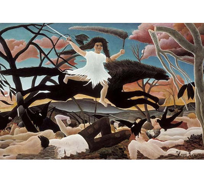 " War " by Henri Rousseau Print