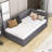 Roya Twin Size Upholstered Daybed with 2 Storage Drawers-88567878
